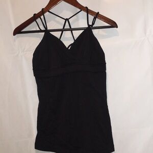 Lululemon Athletica Black Strappy Tank Top